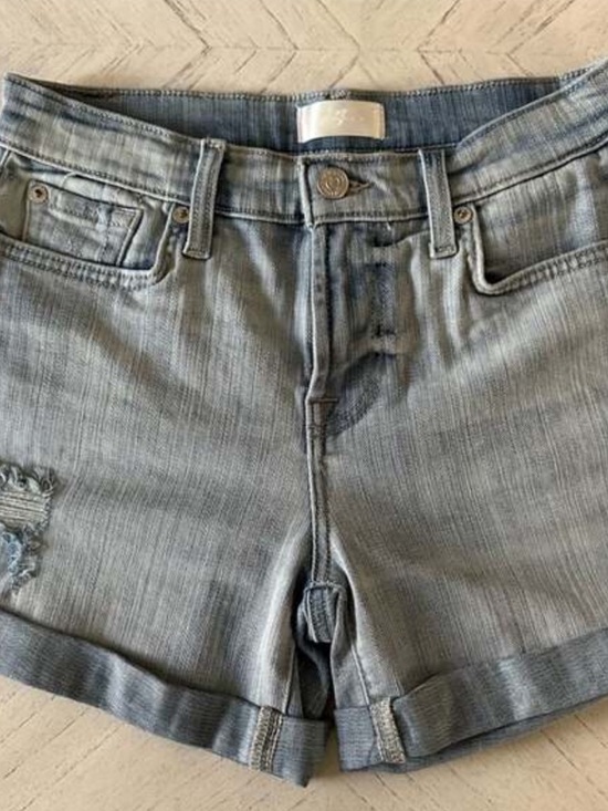 7 For All Mankind Pants - 7 For All Mankind Distressed Shorts, Size 25. New
